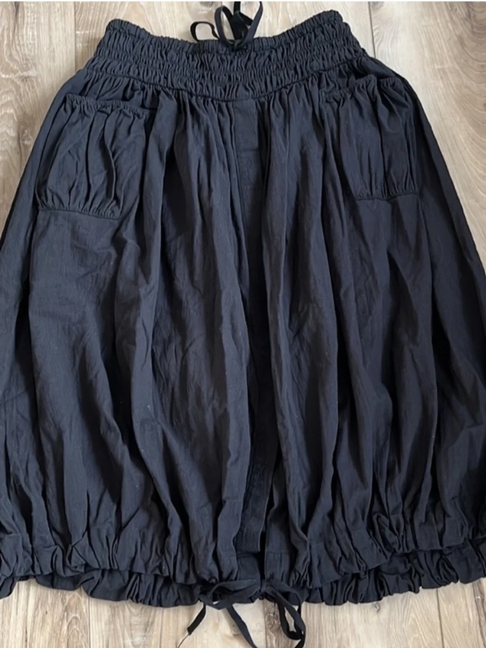 Free People Black Midi Skirt GUC - Picture 3 of 7